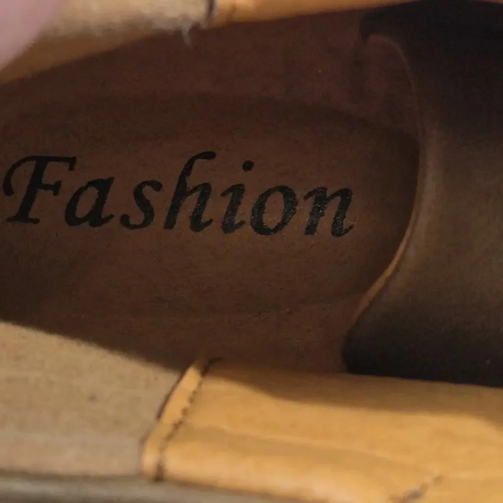 Madixa Kapda Leather 1978 5 Mens Moccasin Boots Brown Sz 10.5 EU Size 44 Hippie